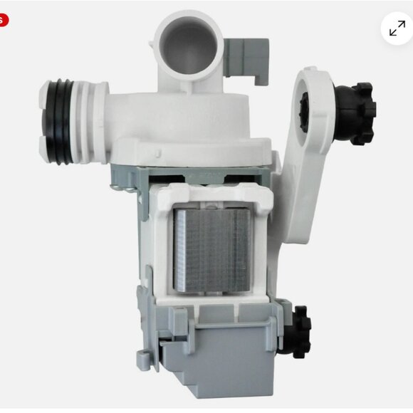 DC97-19289F Washing Machine Drain Pump Assembly for Samsung Washer DC97-19289B - Picture 5 of 10